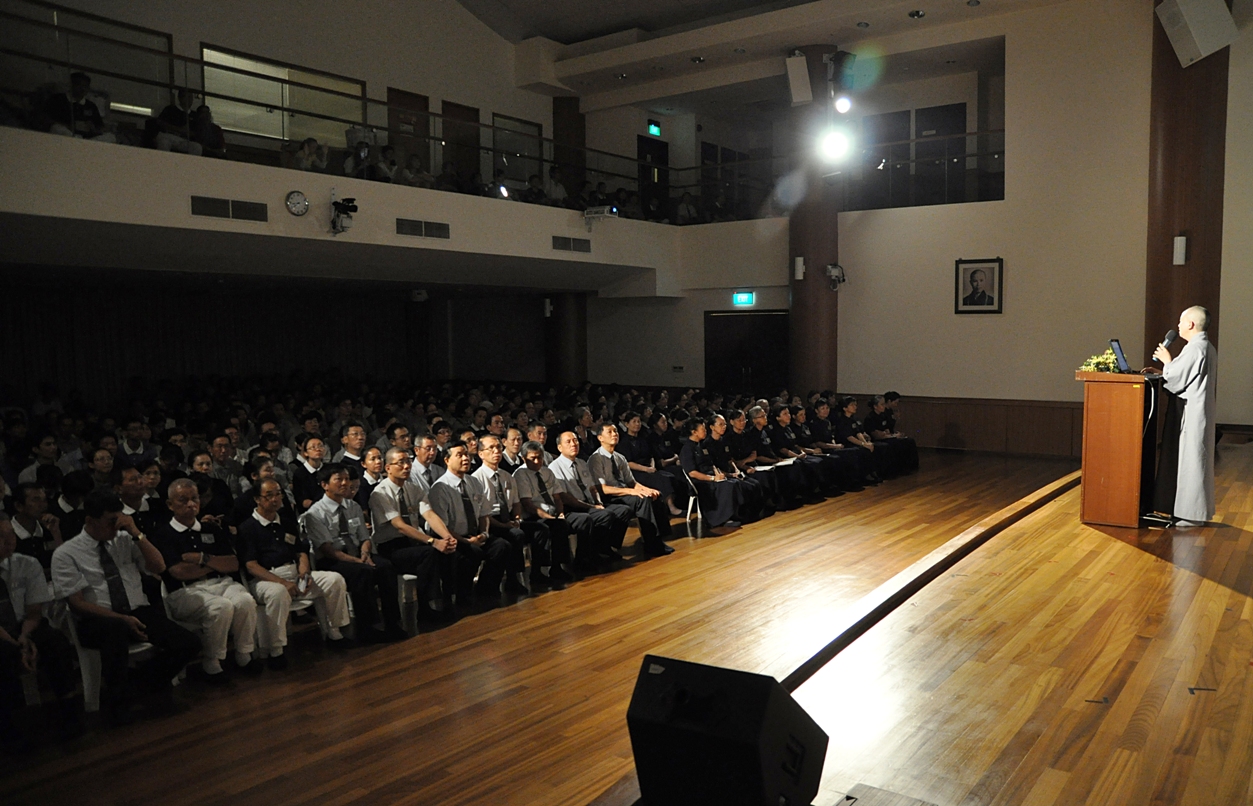 新加坡首场《水忏》分享会 道心坚固入经藏演绎