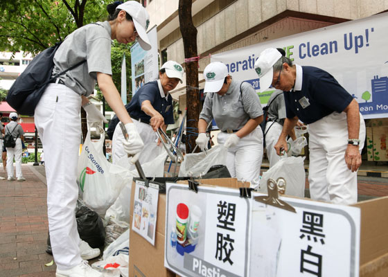 邻里倡环保  净街勤精进